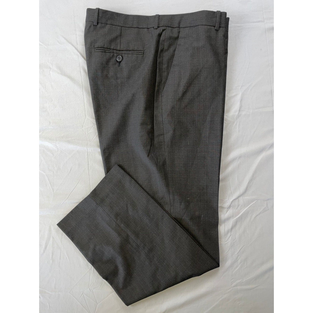 Perry Ellis Folio Flex Classic Fit Washable Microfiber Dress Pants, Slacks 36X32